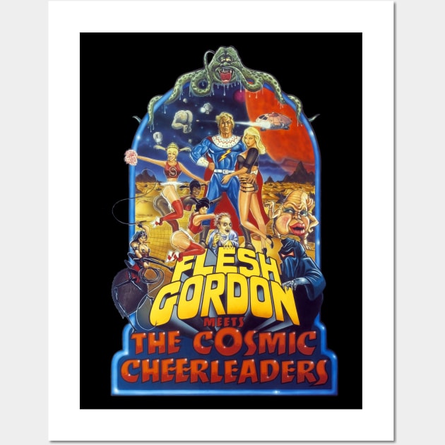 Flesh Gordon Wall Art by TEEVEETEES